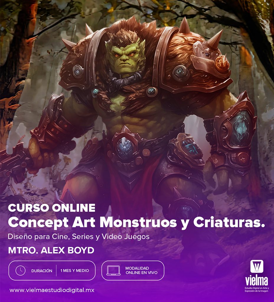CONCEPT ART MONSTRUOS Y CRIATURAS: DISEÑO PARA CINE, SERIES Y VIDEOJUEGOS